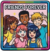 Friends forever Patches