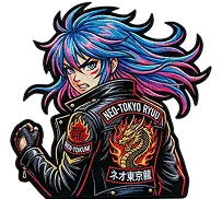Anime Biker Patches