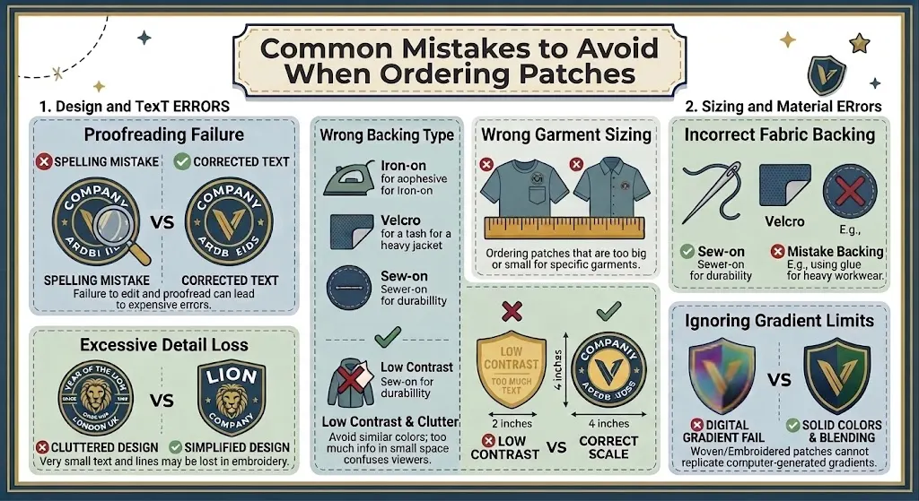 Common Mistakes to Avoid When Ordering Patches