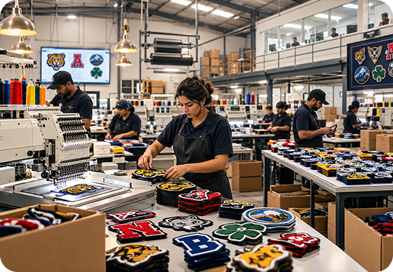 Custom Chenille Patches UK, Delivered Fast & Safely