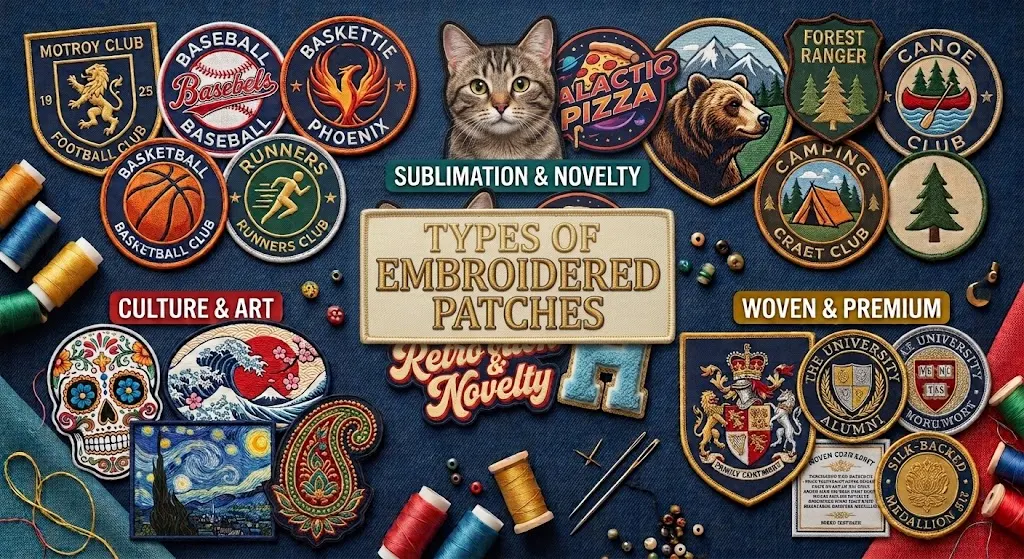 Types of Embroidered Patches