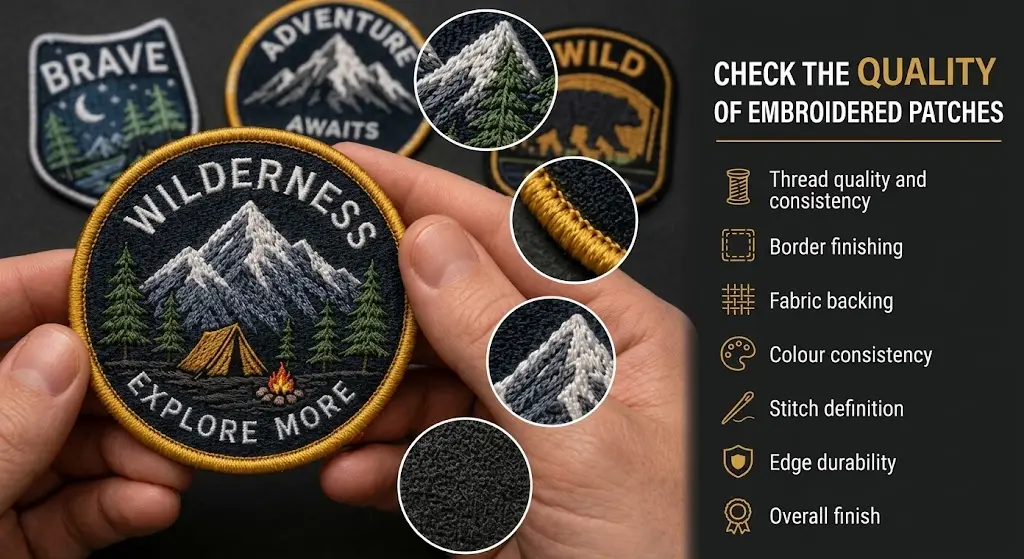 Check the Quality of Embroidered Patches