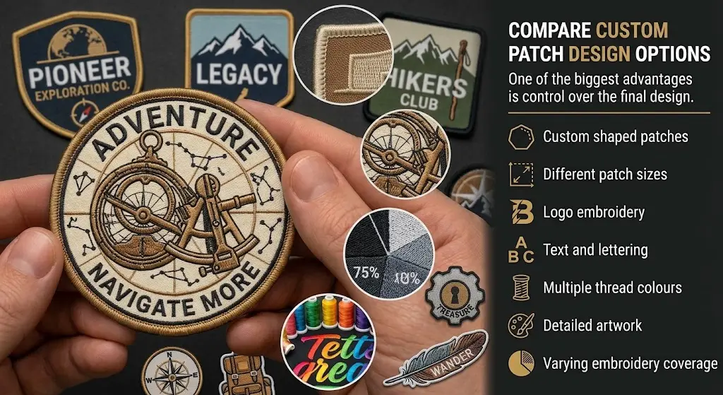 Compare Custom Patch Design Options