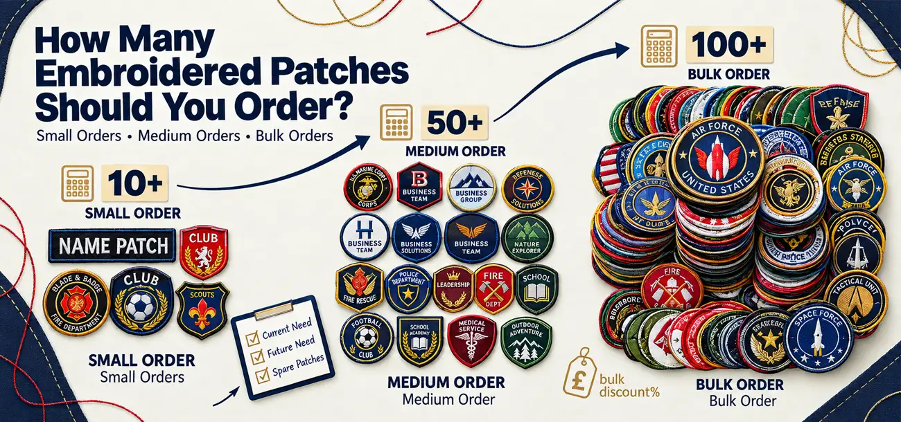 How Many Embroidered Patches Should You Order