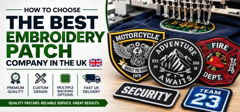 How to Choose the Best Embroidery Patch Company in the UK