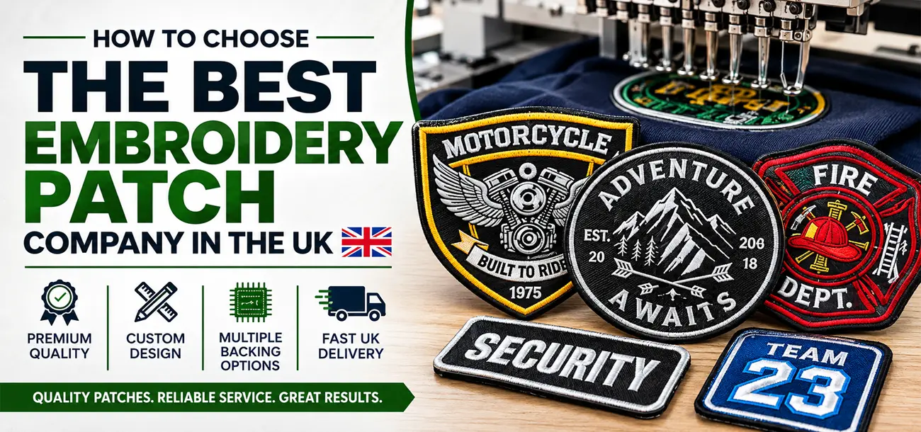 How to Choose the Best Embroidery Patch Company in the UK