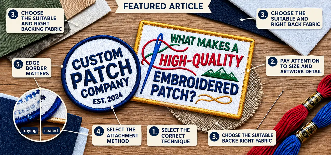 What Makes a High-Quality Embroidered Patch